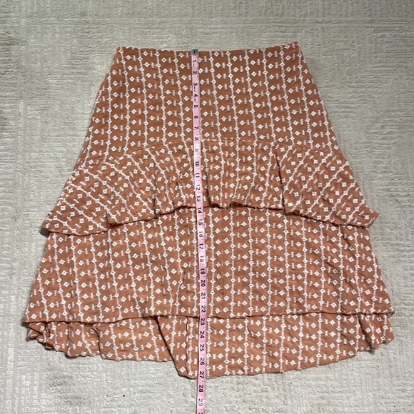 NWT WALTER BAKER Jeannie Layered Embroidered Chiffon Skirt XL - Picture 10 of 11